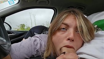 I Get Fucked By My Stepbrother In The Car
