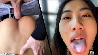 Irklararası Asyalı Çift, Hd Videoda Sert Seks Ve Yutma Keyfini Çıkarıyor