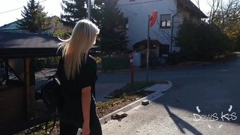 Bir Milf Ve Seksi Bir Yabancıyla Açık Havada Eğlence