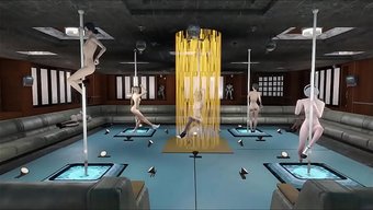 Ateşli Fallout 4 Havasıyla Çoklu Direk Dansı