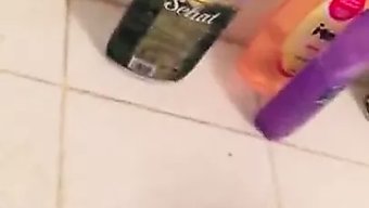 Arap Kız Arkadaşı Ve Iranlı Sevgilisi Ev Yapımı Banyo Videosunda