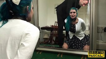 Ingiliz Şeker Bebek Ve Iki Erkekle Irklararası Bdsm Eğlencesi