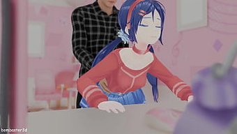 Blender Ile Yapılan Cinsel Eylem Animasyonu.