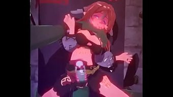 Yanfei, Bu Hentai'De Büyük Baba Ork Tarafından Cezalandırılan Güzel Bir Kadın.