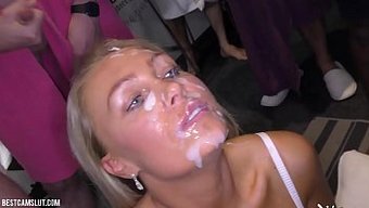 Kelly Myers'In Ilk Bukkake Deneyimi Bestcamslut Ile