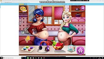 Elsa Ve Ladybug'Un Sıcak Hamilelik Videosu