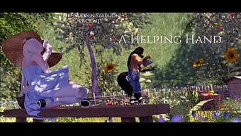 Pislik Içinde Seks Yapan Tüylü Çiftin 3d Makinesi Animasyonu