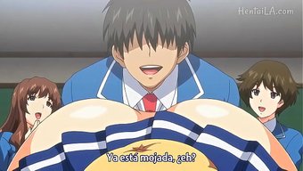 Büyük Göğüslü Milf Sıcak Hentai Sahnesinde.