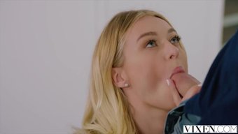 Natalia Starr'In Büyük Bir Sikle Sıcak Ve Buharlı Oral Sahnesi