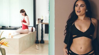 Natalie Mars Ve Gabriella Paltrova'Nın Kaplıcada Sıcak Karşılaşması