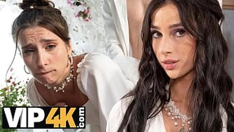 Seksi Elbiseler Giymiş Güzel Kadınlar, Düğün Günlerinde Beceriliyor - Bride4k Derlemesi