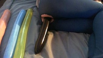 Amatör, Su Balonlarıyla Popo Oyununda Dildo Ile Beceriliyor