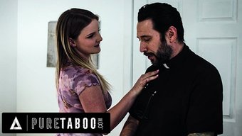 Eliza Eves'In Büyük Poposu, Papazı Tarafından Tabu Bir Sikiş Seansında Beceriliyor