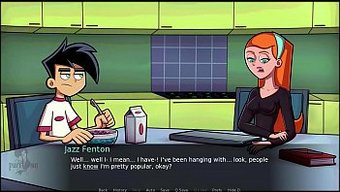 Danny Phantom: The Game - Cheerleaders Tripping